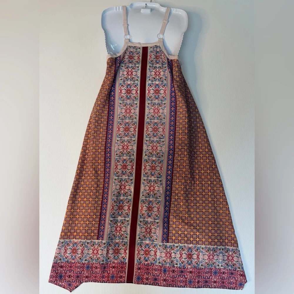 Aratta Silent Journey Patchwork Handkerchief  Dress Size Small